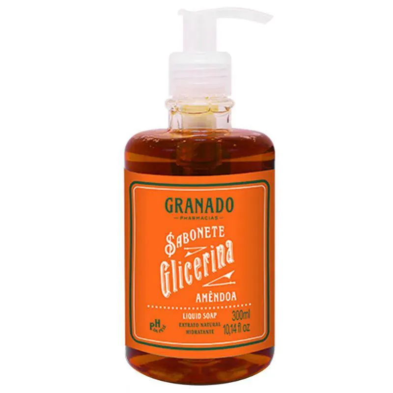 Sabonete Líquido Glicerina Amêndoa 300 Ml