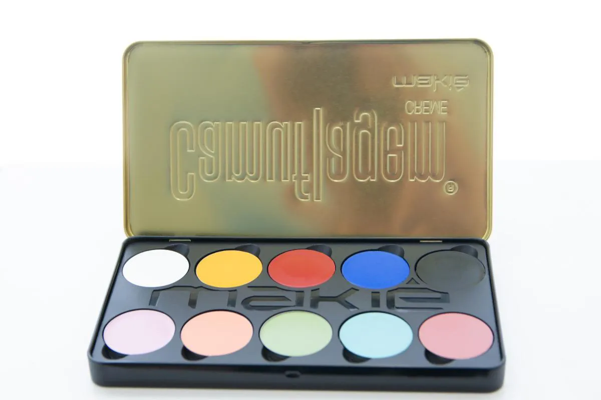 Paleta de Camuflagem Makiê Mapa das Cores
