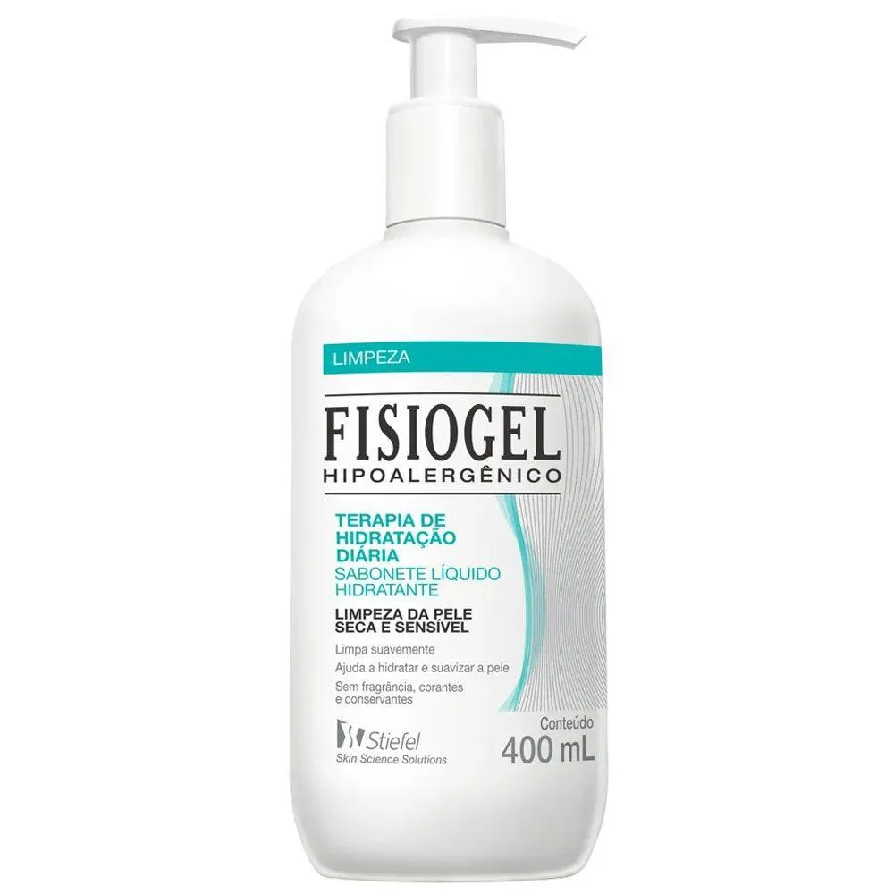Fisiogel Hidratação Diária Pele Seca E Sensível Sabonete 400ml