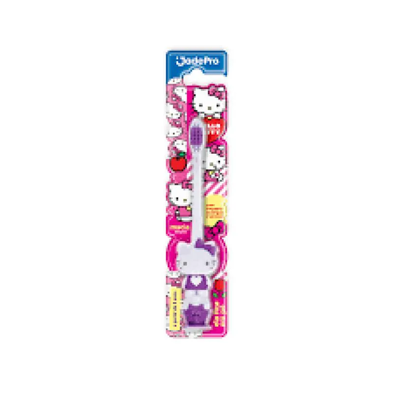 Escova Dental Jadefrog 3d Hello Kitty Macia com Ventosa Macia