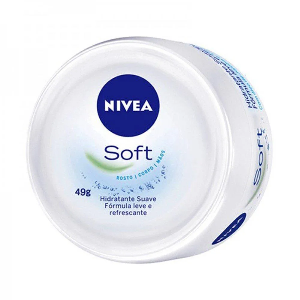 Creme Hidratante Corporal E Facial Nivea Soft com 49g
