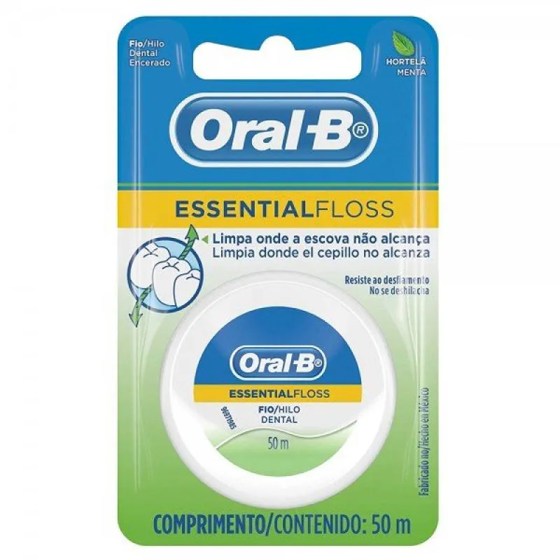 Fio Dental Oral-b Sabor Hortelã- Menta 50 Metros