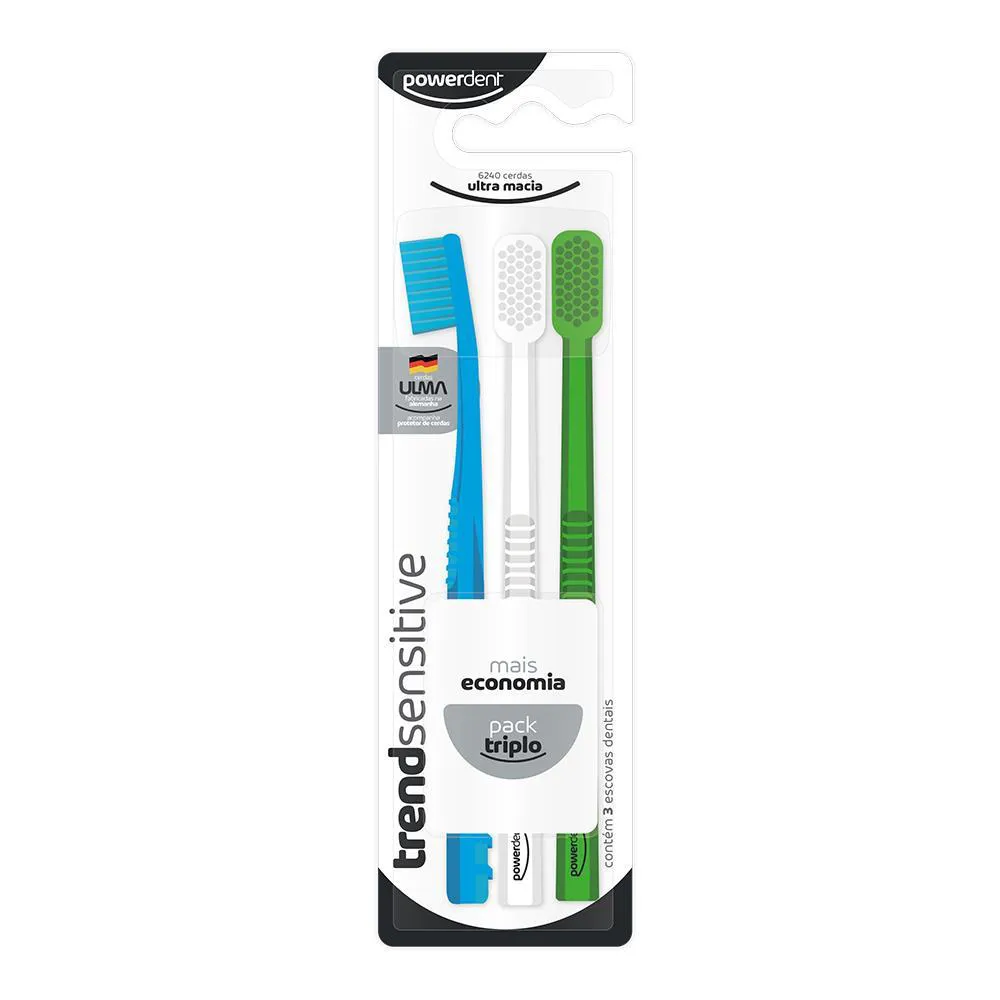 Escova Dental Powerdent Trend Sesitive Leve 3 Pague 2
