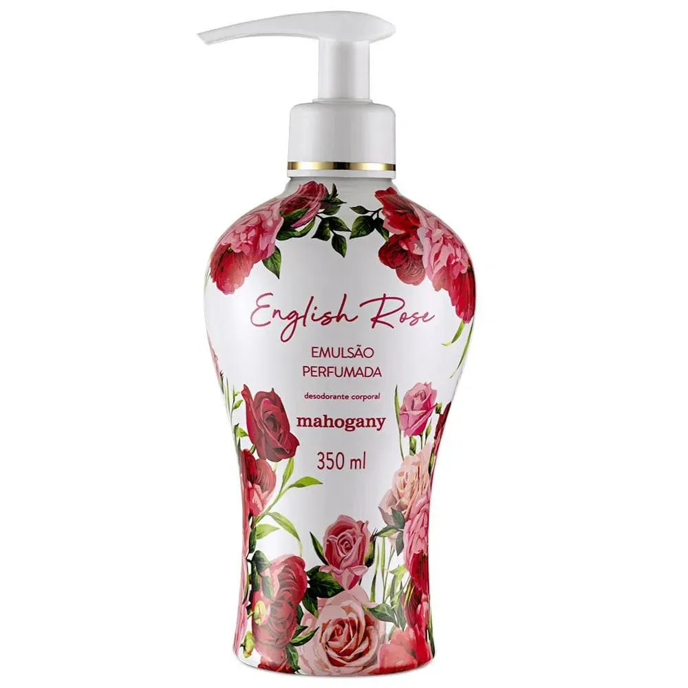 Mahogany hidratante english rose 350ml