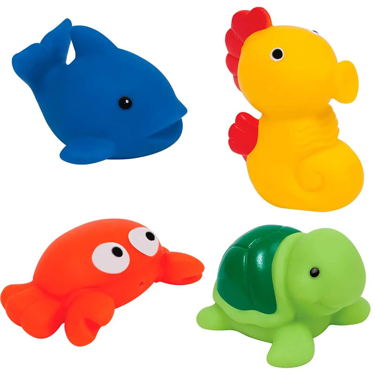 Kit Bichinhos de Borracha para Banho Buba Baby Animais Marinhos com 1 unidade