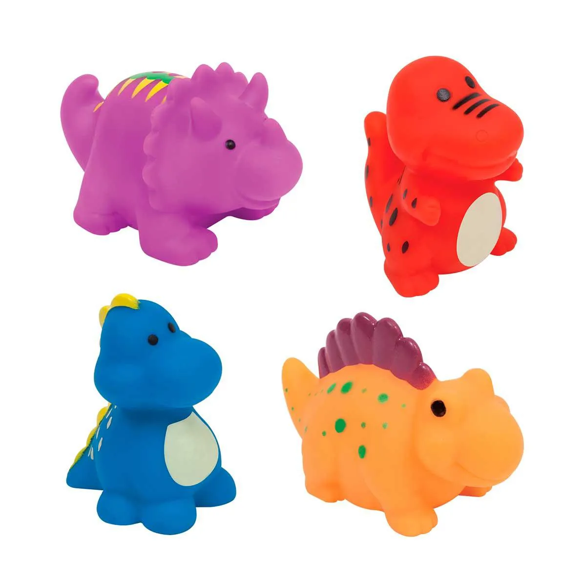 Kit Bichinhos de Borracha para Banho Buba Baby Dinos com 1 unidade