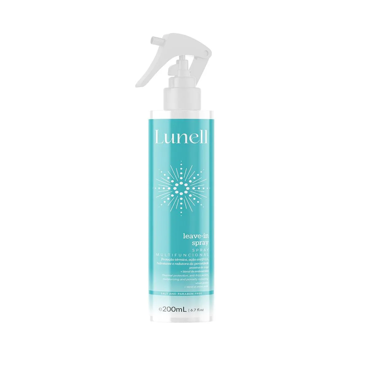 Leave-in spray lunell multifuncional 200ml