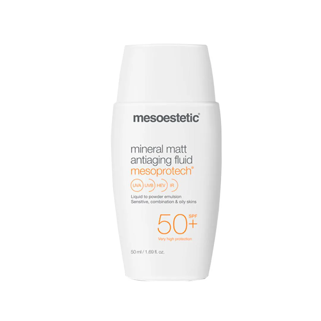 Protetor solar pele oleosa - 50 mineral matt mesoestetic