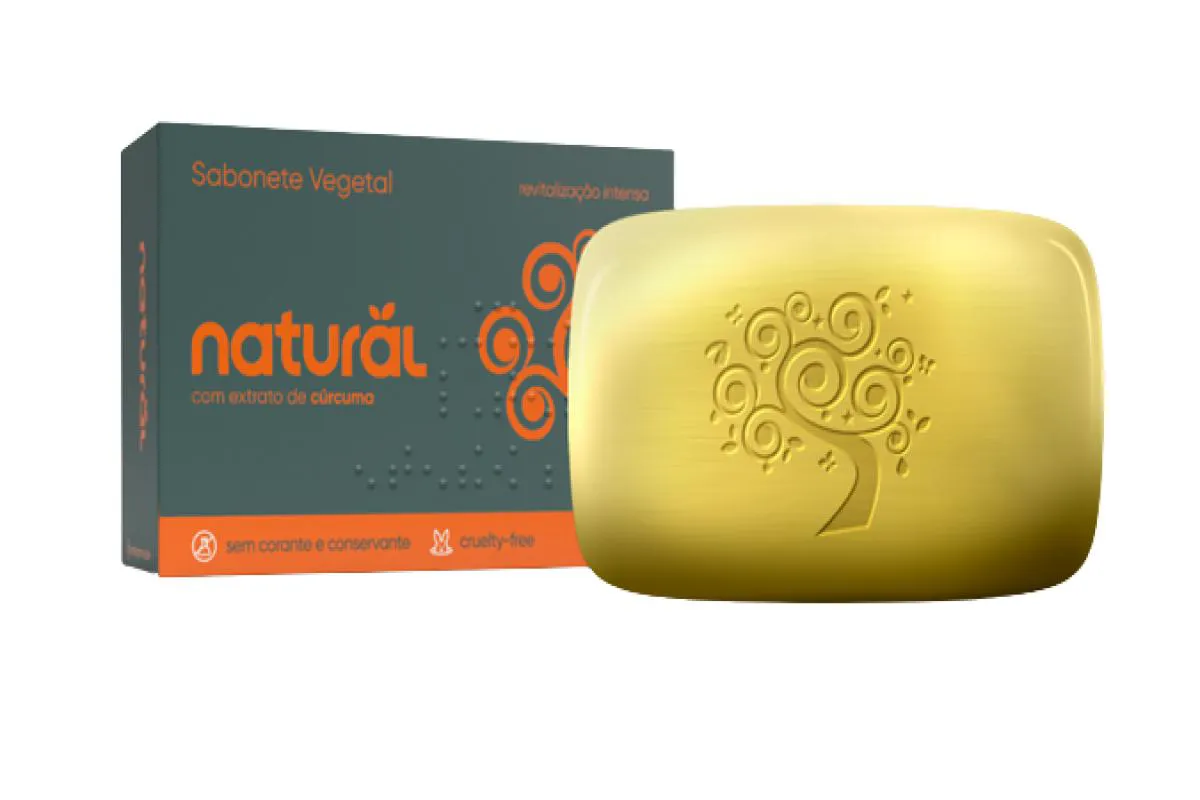 KIT 2X: SABONETE CúRCUMA NATURAL 80G