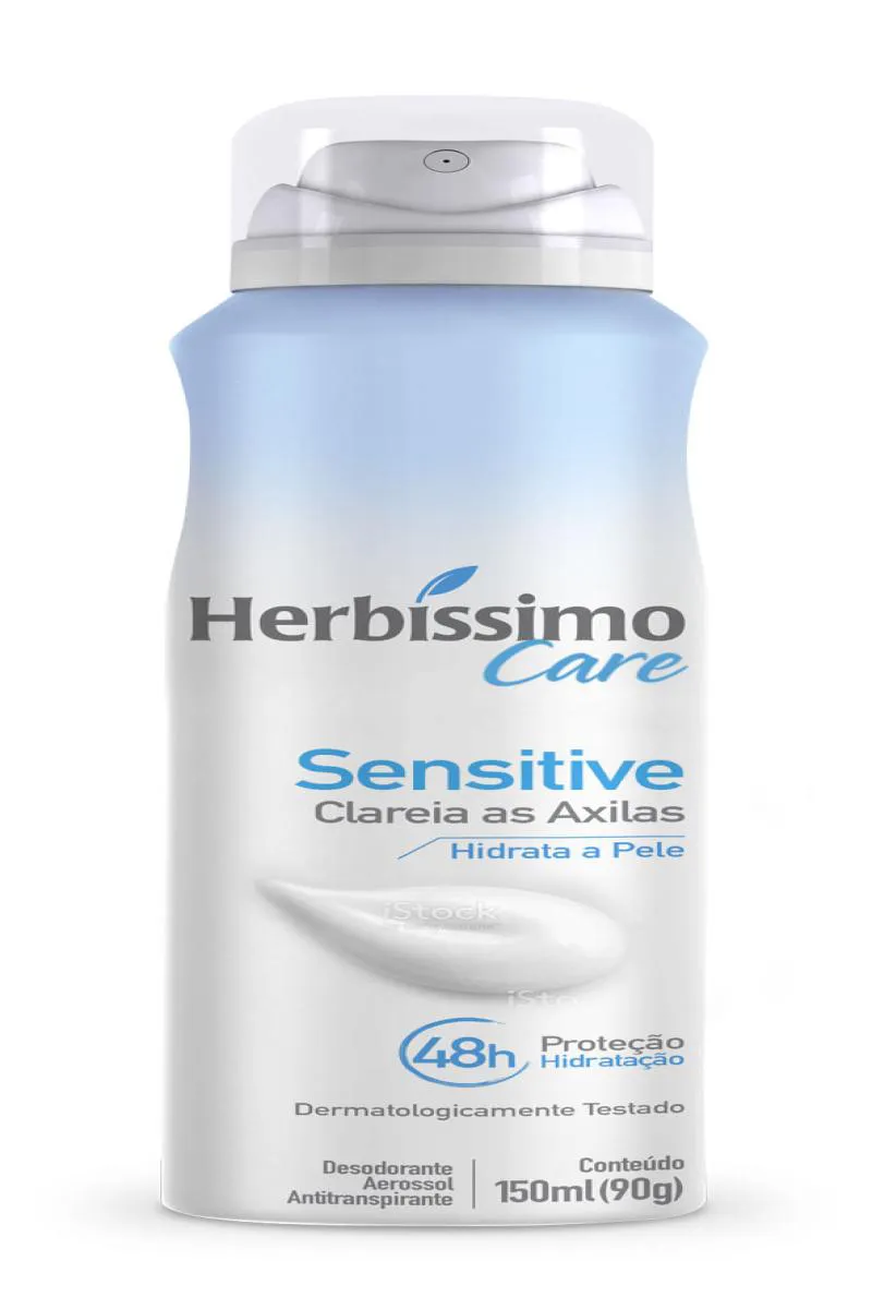 Desodorante Aerossol Antitranspirante Herbissimo Care Sensitive
