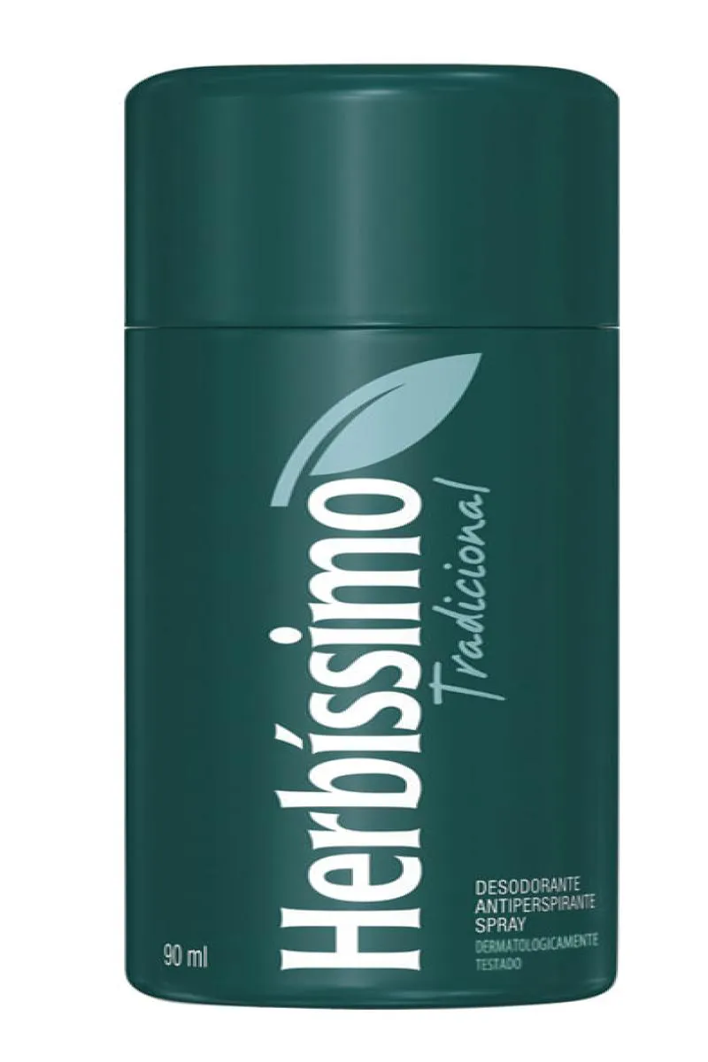 Desodorante Antitranspirante Spray Herbíssimo Tradicional 90ml
