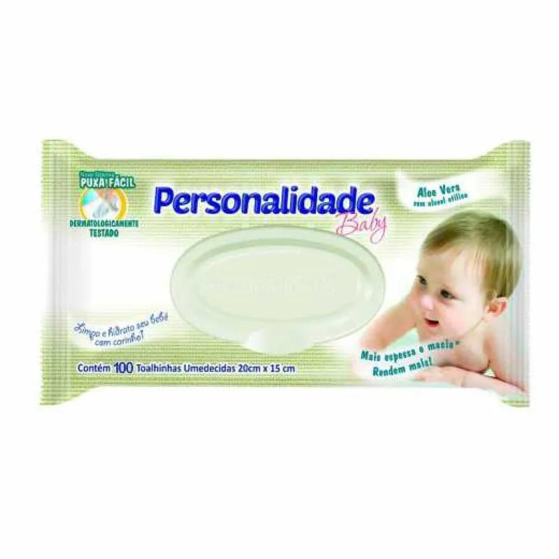 Toalha Umedecida Personalidade Baby (c/ 100uni) - Eurofral