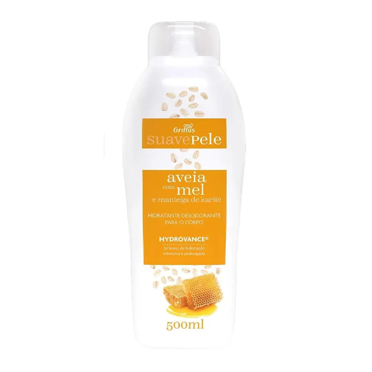 Hidratante Corporal Aveia com Mel e Manteiga de Karité Suave Pele Griffus 500ml