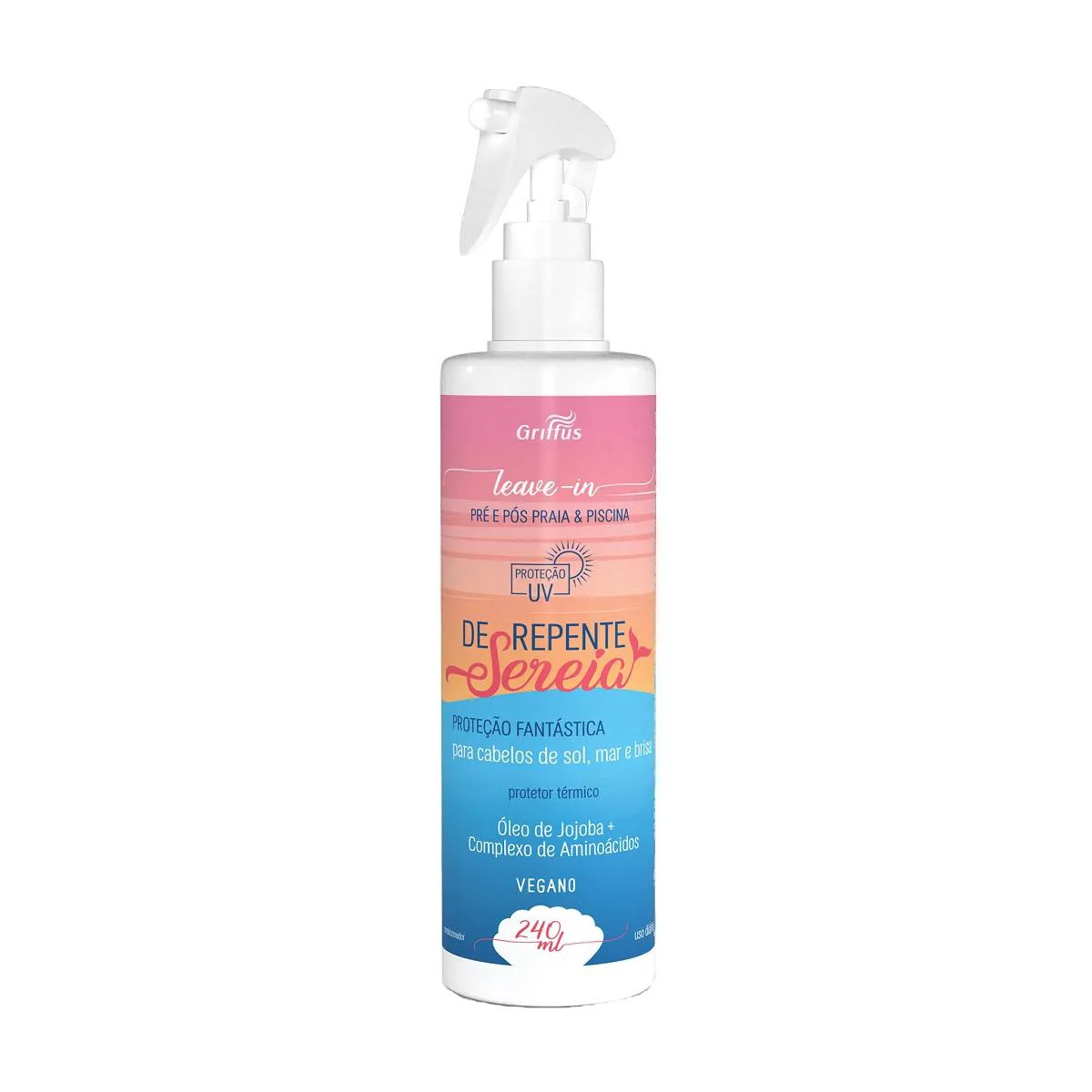 Leave-in Pré e Pós Praia e Piscina de Repente Sereia Griffus 240ml