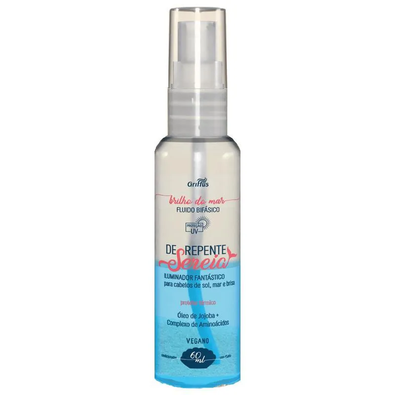 Fluido bifasico iluminador fantastico de repente sereia griffus 60ml