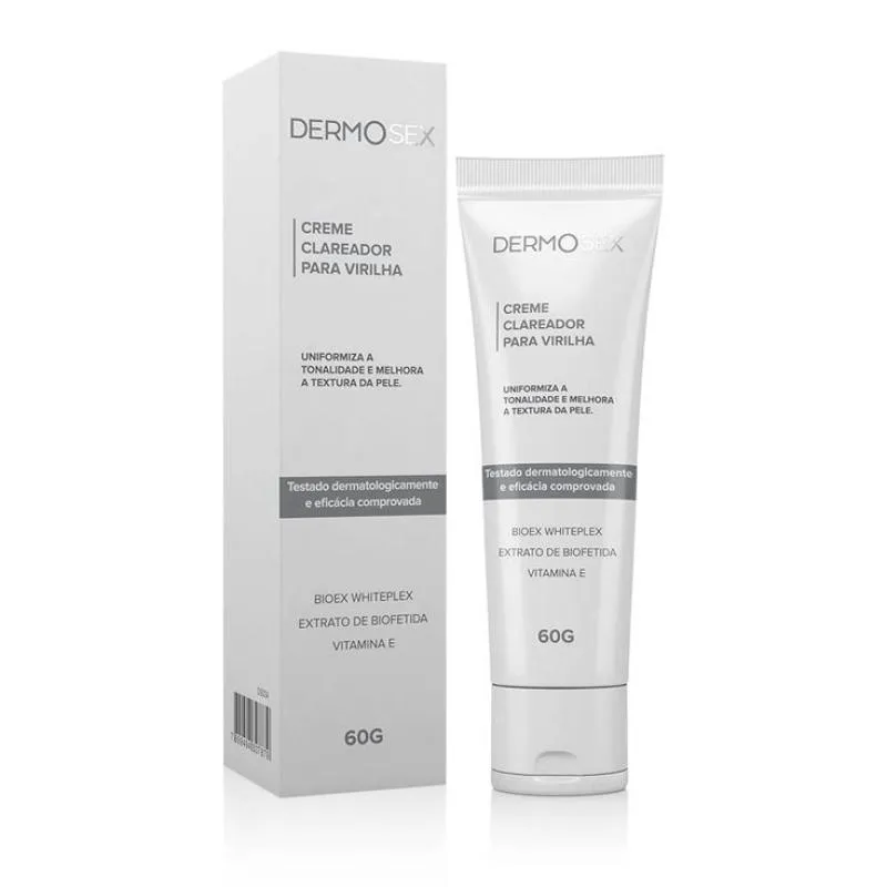 Creme para Clarear Virilha com Vitamina e Dermosex 60g - A Sós