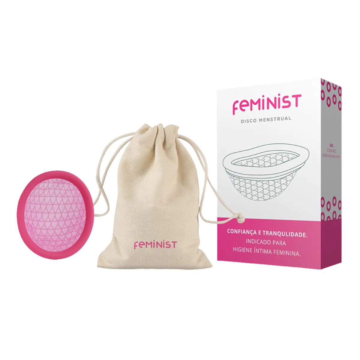 Disco menstrual feminist modelo a - 30 ml