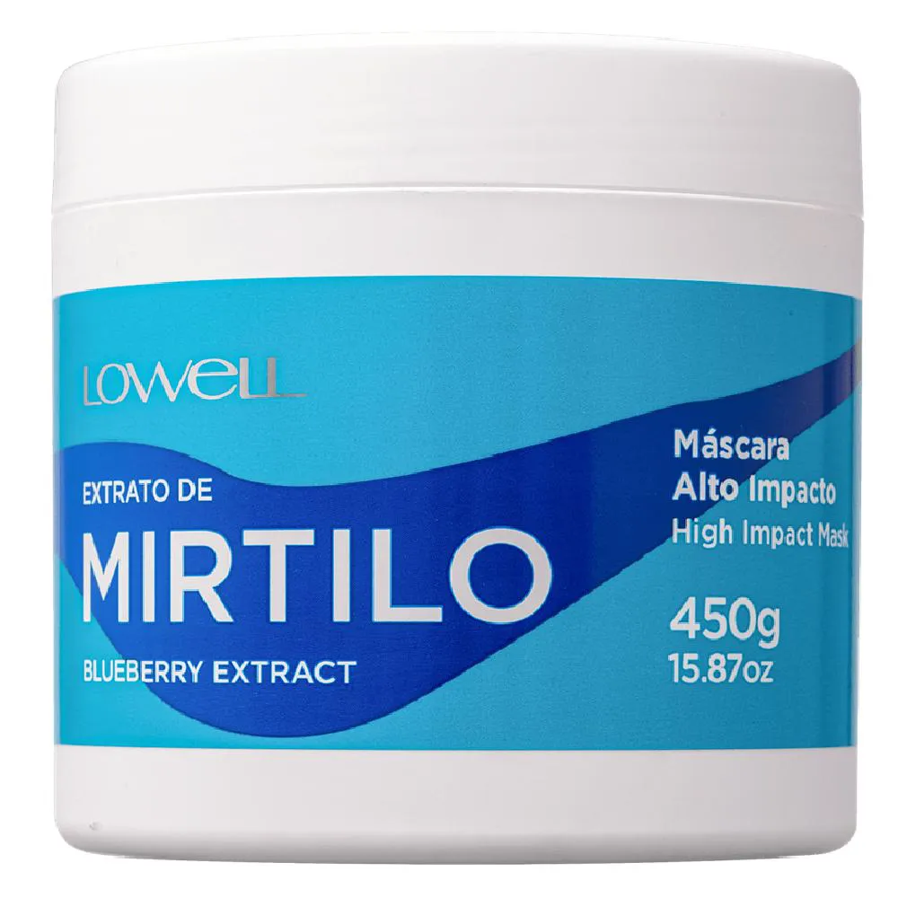Lowell Extrato de Mirtilo Mascara 450g