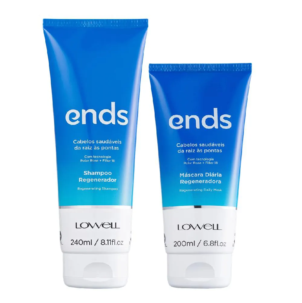 Kit Lowell Ends Shampoo Máscara (2 produtos)