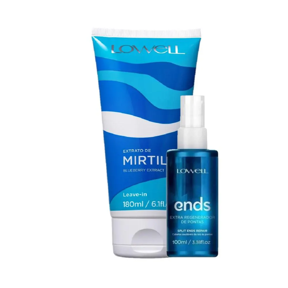 Kit Lowell Extrato de Mirtilo Finalizante Regenerador (2 Produtos)