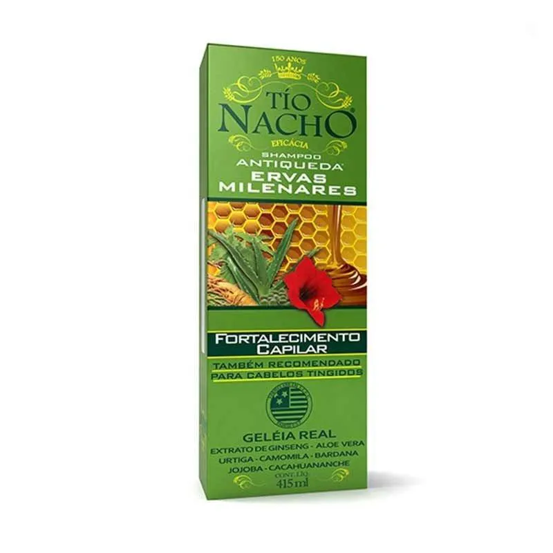 Shampoo Tio Nacho Antiqueda Ervas Milenares 415 Ml