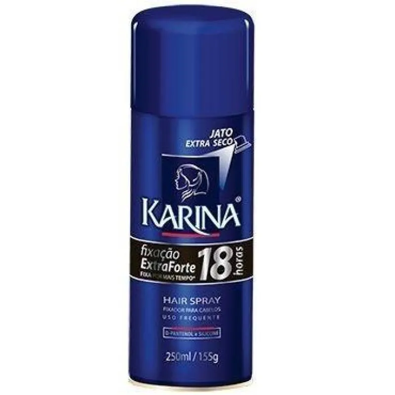 Hair Spray Karina Fixacao Extraforte Controle Volume 250ml