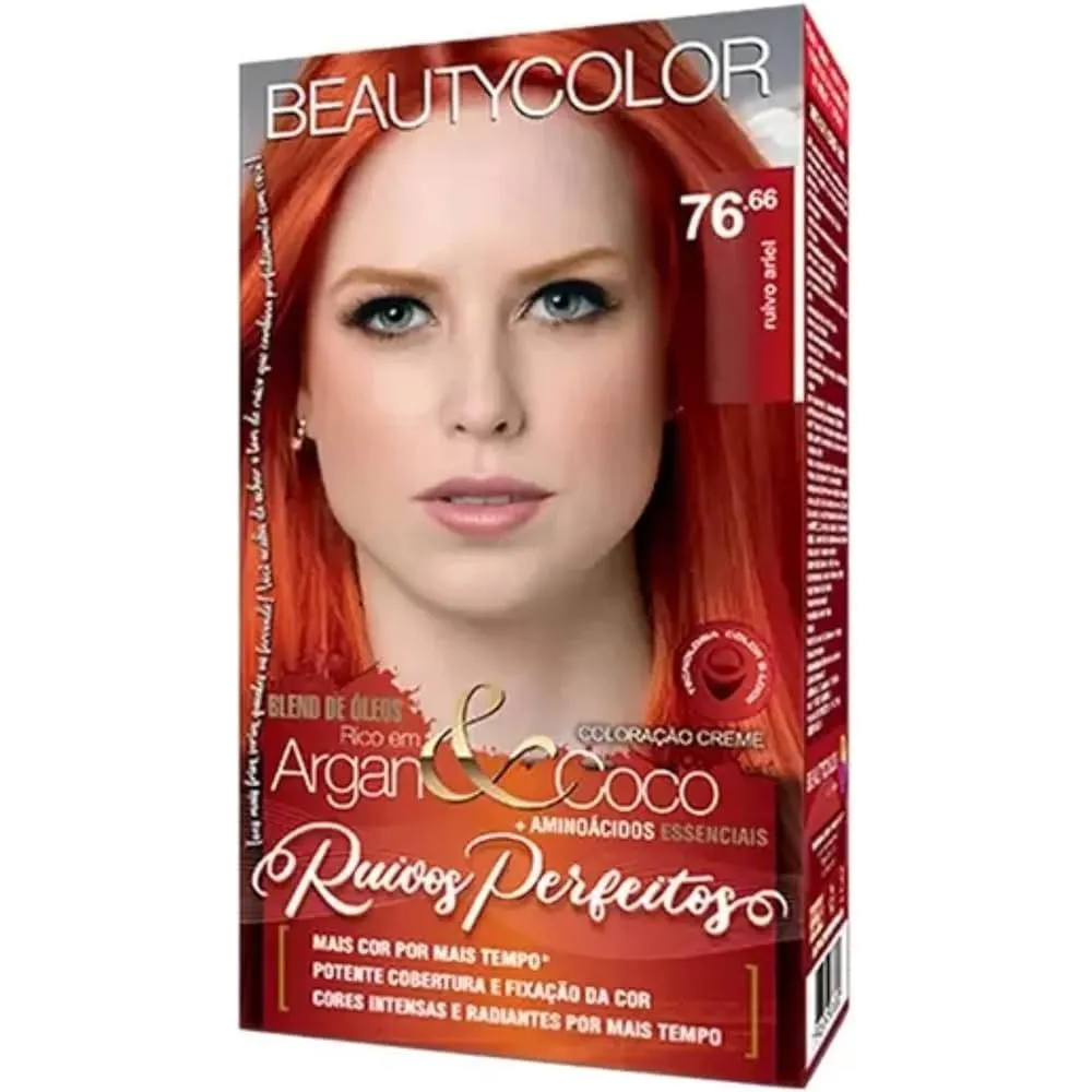 Tintura Beauty Color 76.66 Ruivo Ariel