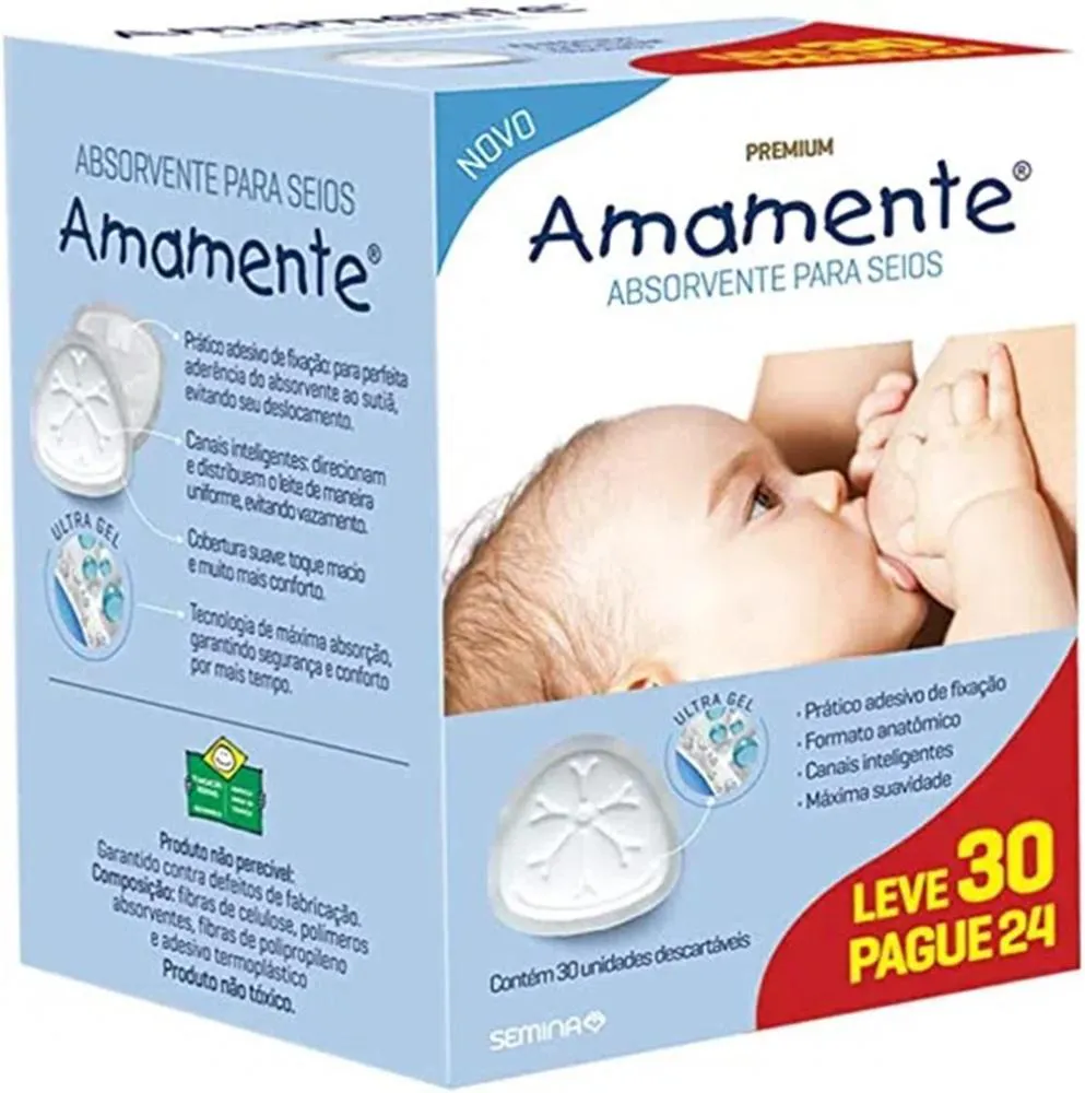Amamente Absorvente para Seios Pg24 Lv30