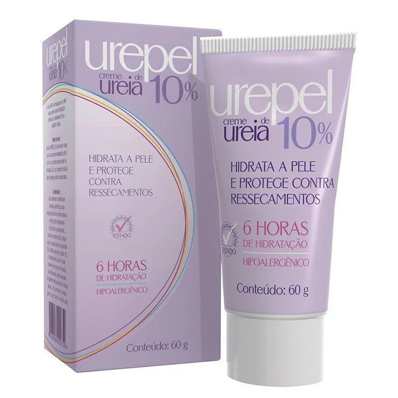 Urepel 10 Creme de Ureia 60gr - Uniao Quimica