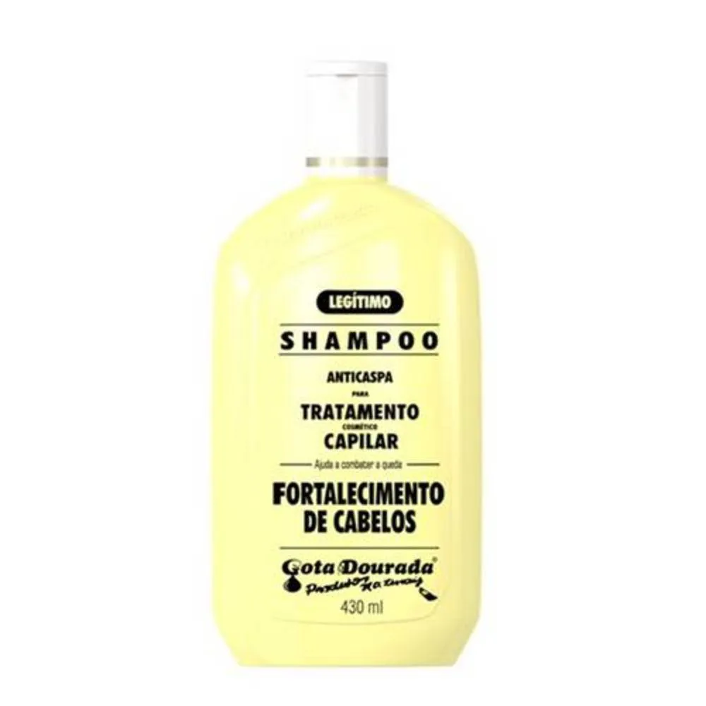 Shampoo Gota Dourada Legitimo Fortalecimento Anticaspa 430ml