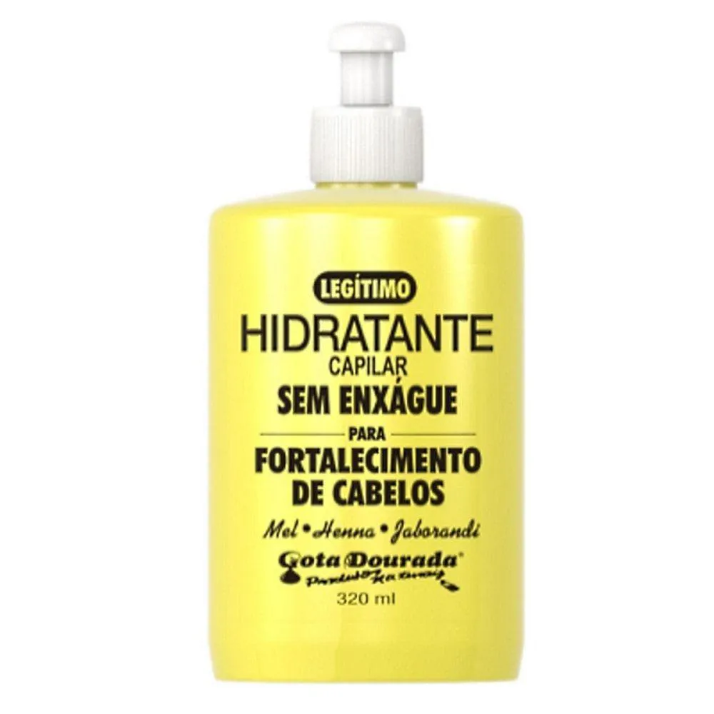 Creme de Pentear Gota Dourada Fortalecimento Legitimo 320ml