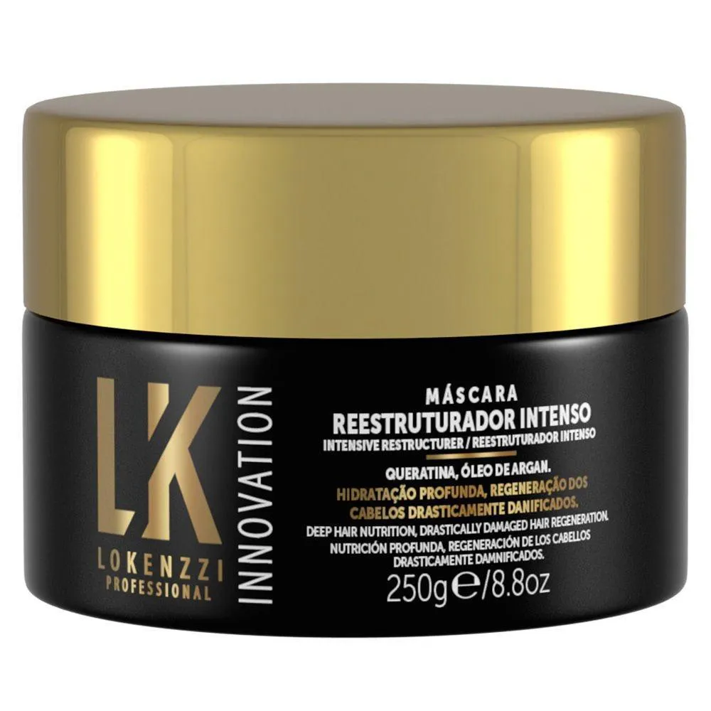 Mascara Capilar Lokenzzi Reestruturador Intenso 250g