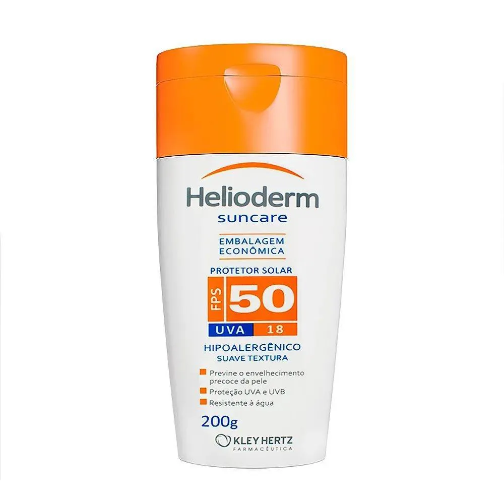Helioderm Suncare Locao Bloqueadora Fps 50 200g