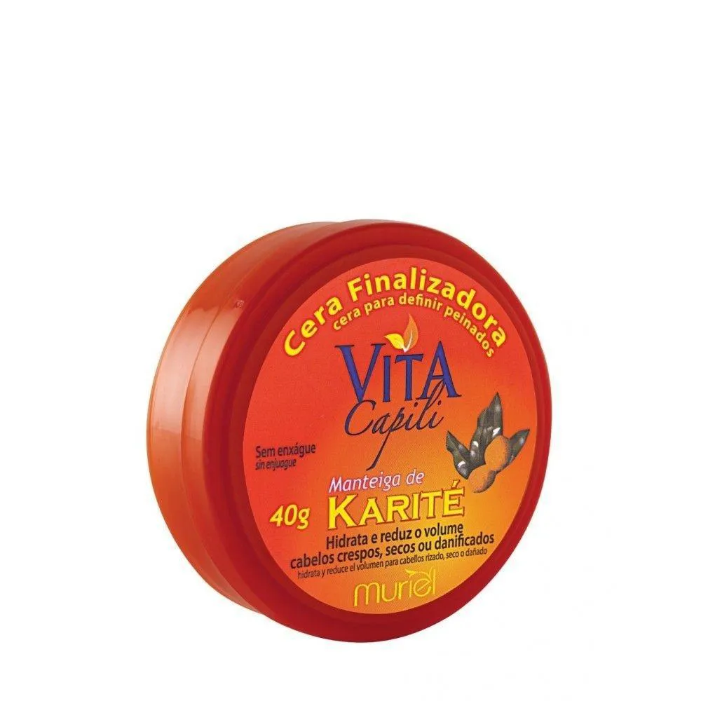 Cera Finalizadora Muriel Vita Capili 40gr Manteiga Karite