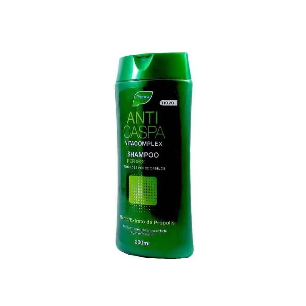 Shampoo Anticaspa Vitacomplex Refrescante Pharma 200ml