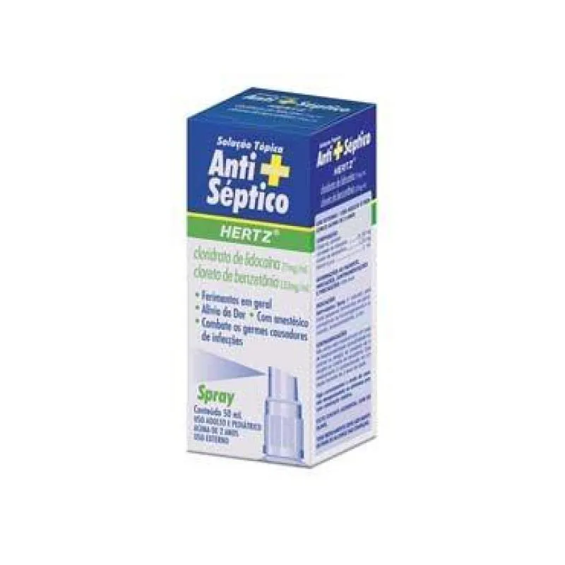 Antisseptico Hertz Clo Spray Clorexidina 50ml
