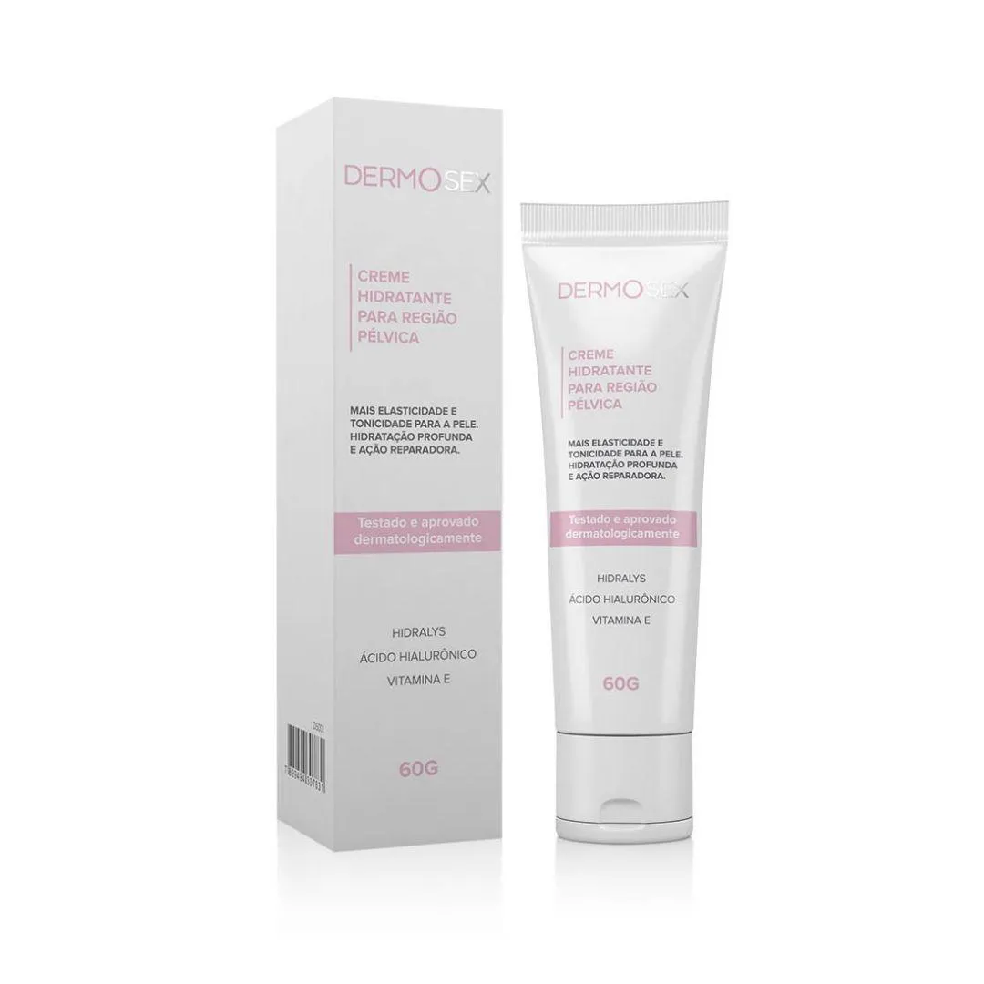 Creme Hidratante Intimo com Ácido Hialurônico e Vitamina e Região Pélvica 60g