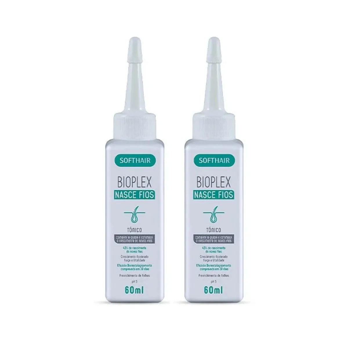 2 Tonico para Crescer Cabelo Fortalecedor Anti Queda Bioplex