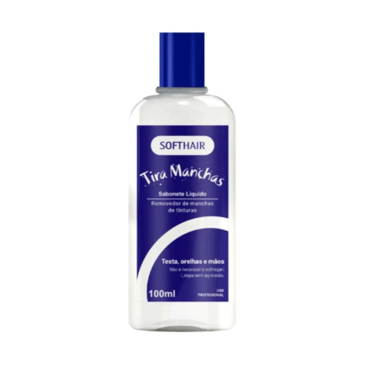 Tira Manchas Soft Hair Líquido P/ Tintura de Cabelo Na Pele