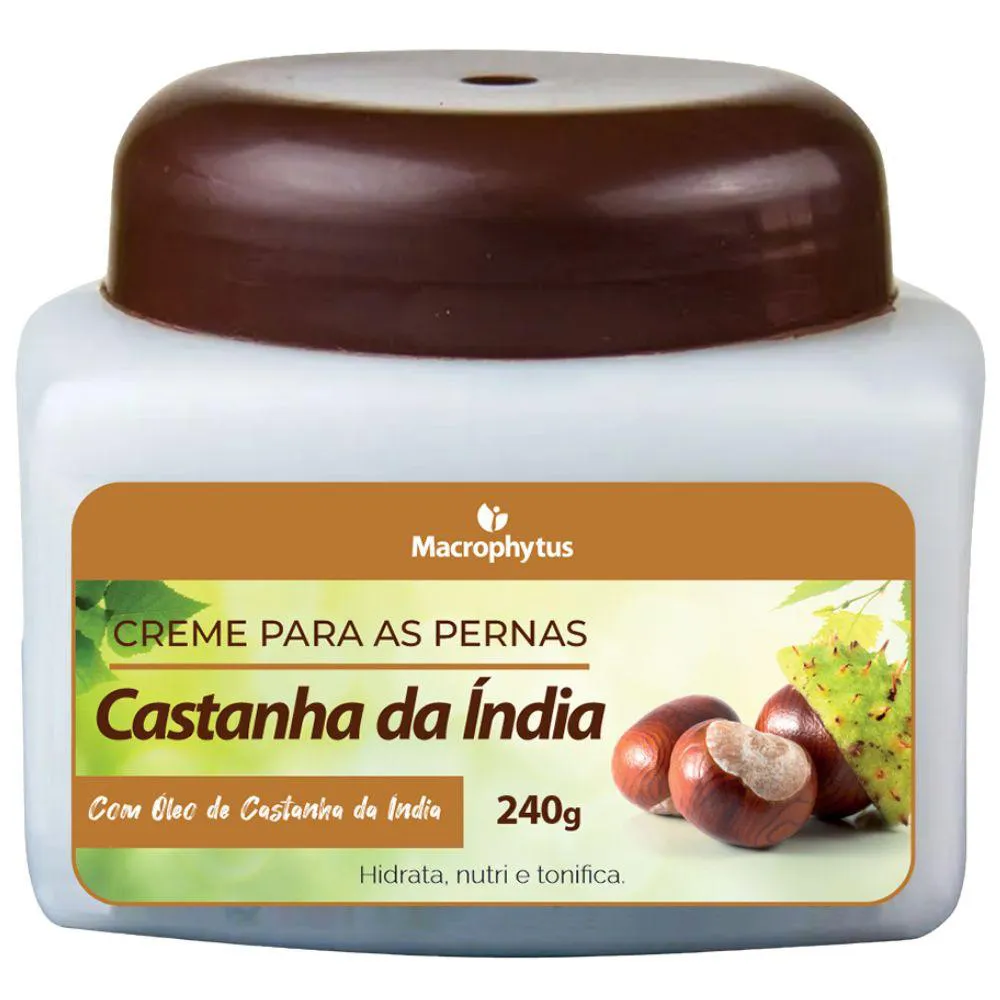 Creme para As Pernas Castanha da Índia 240gr - Macrophytus