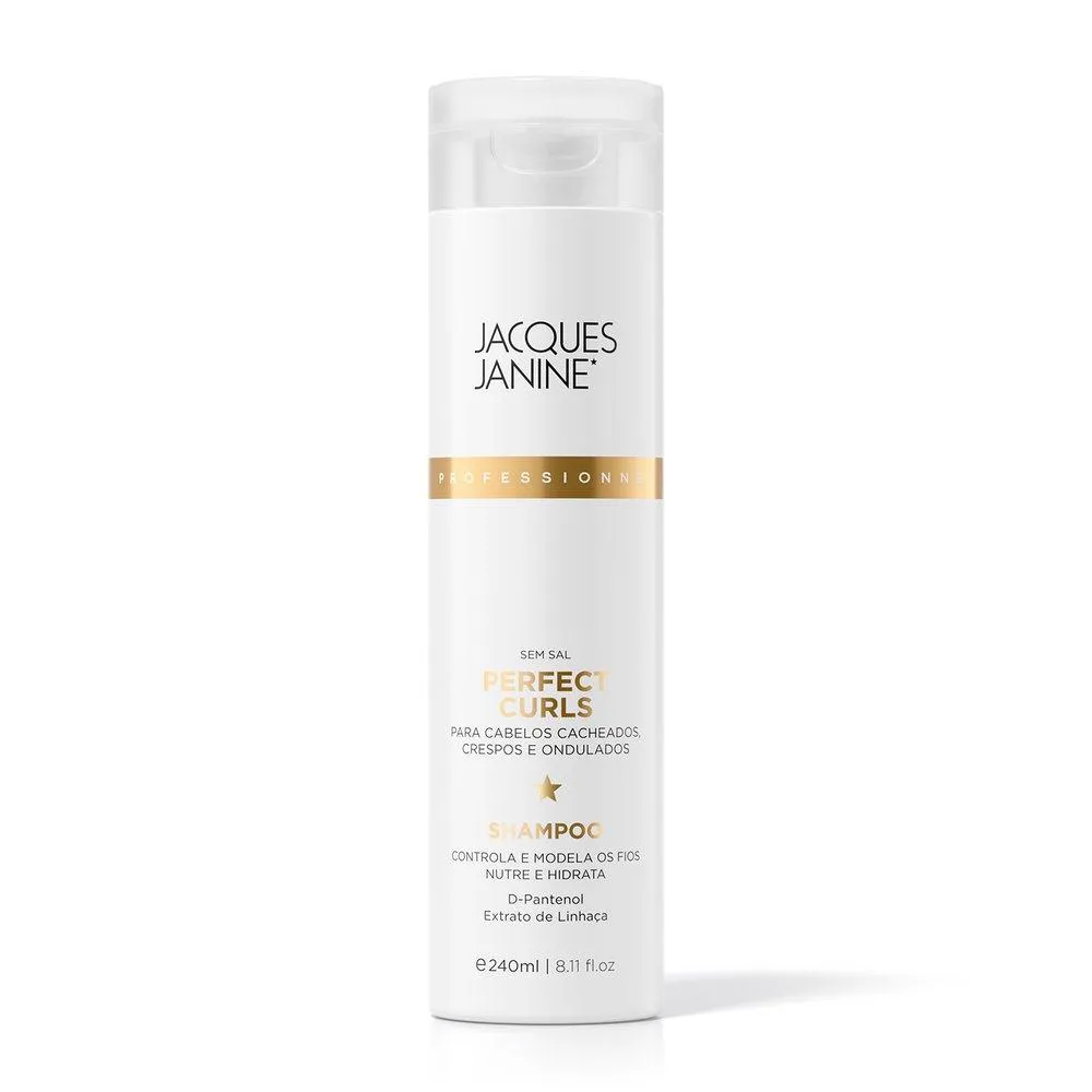 Shampoo Jacques Janine Perfect Curls Redução Do Frizz 240ml