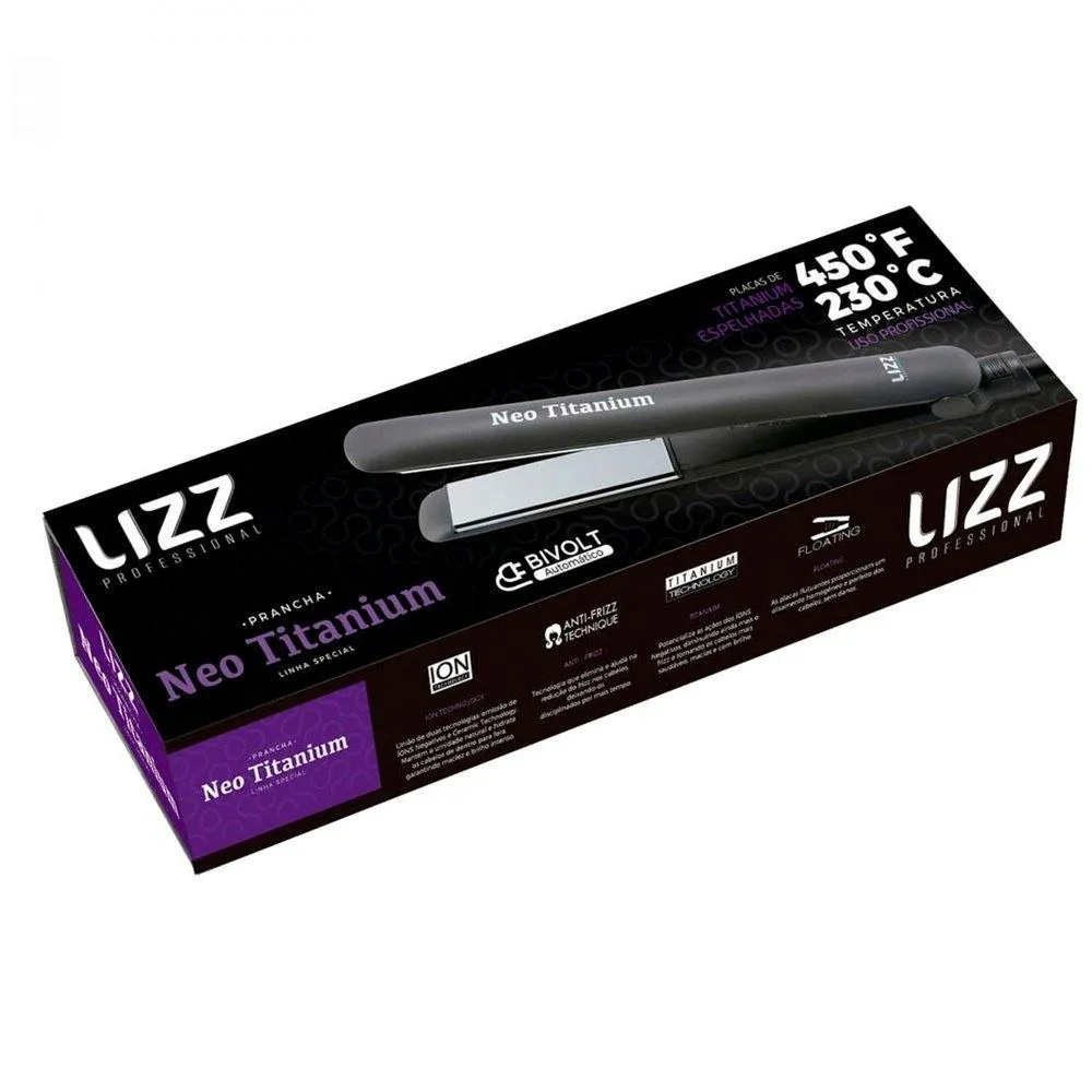 CHAPINHA LIZZ NEO TITANIUM CINZA BIVOLT