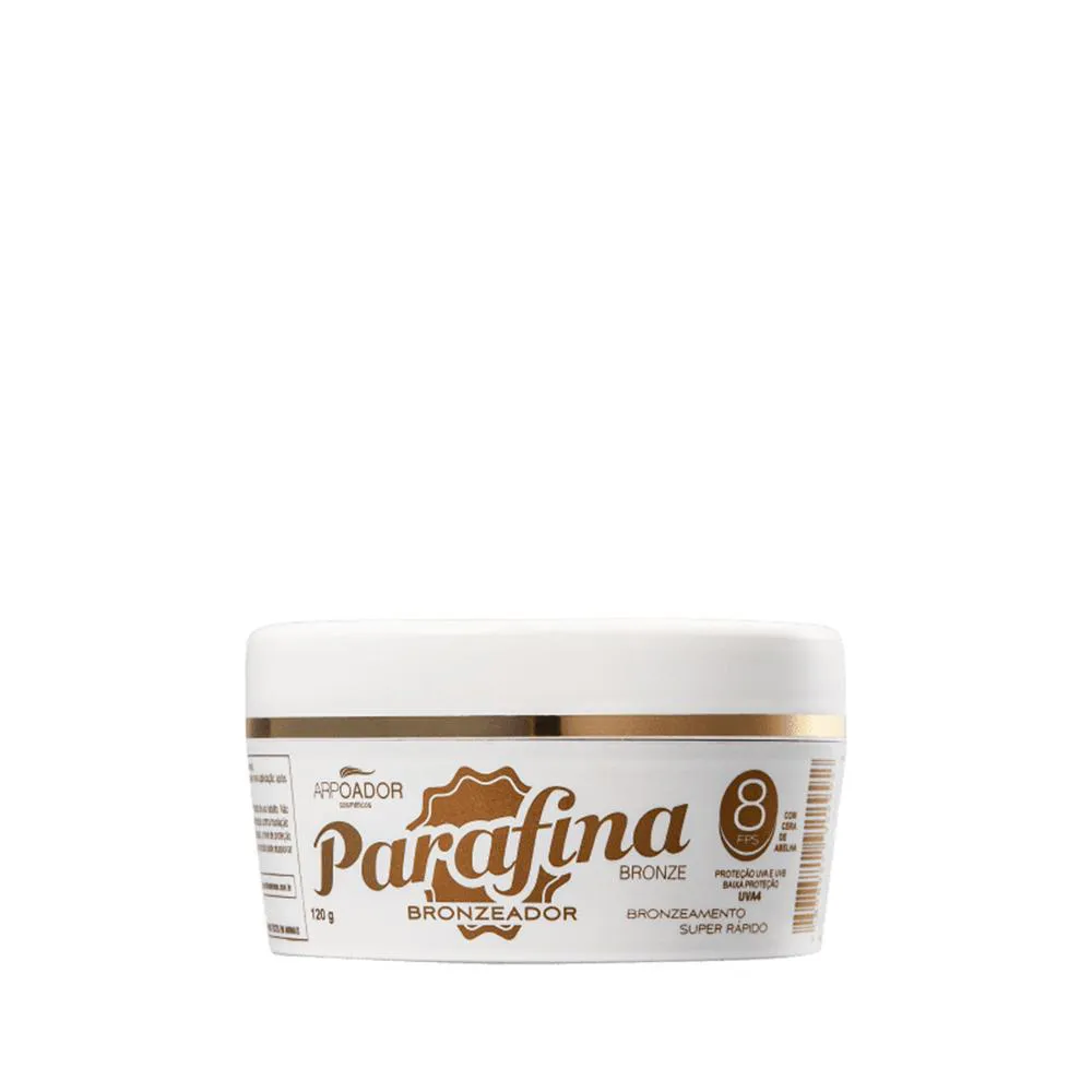 Parafina Bronze Fps8 Creme Bronzeador 120g