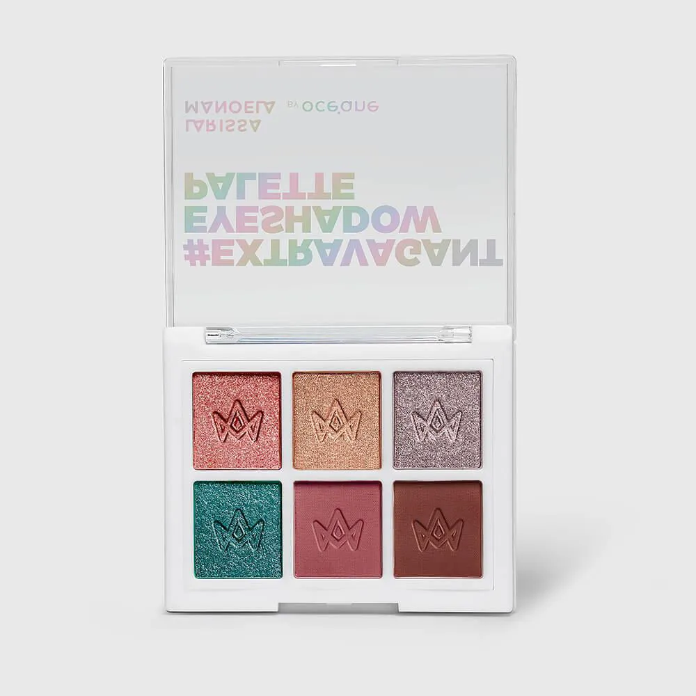 Paleta de Sombras Larissa Manoela By Océane Extravagant 6 cores 7,5g
