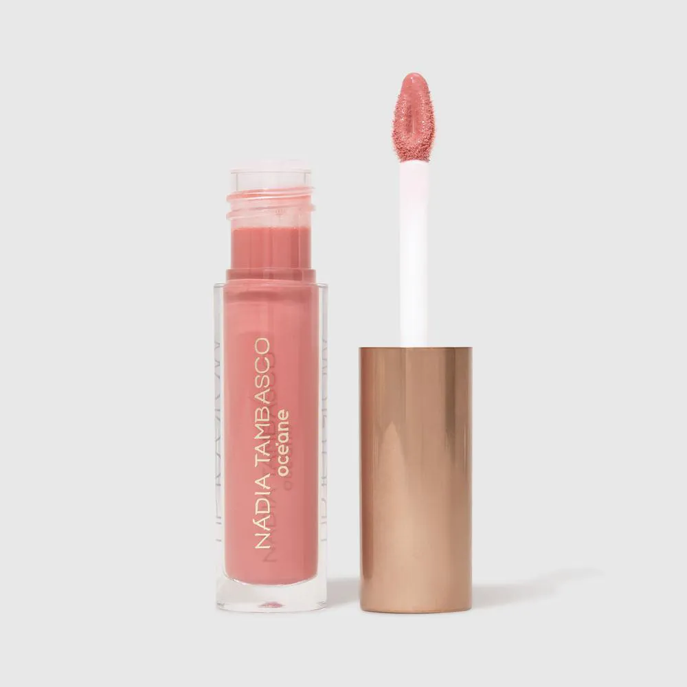 Brilho Labial Rosa Nádia Tambasco By Océane - Lip To Glow Luxe 1.8g