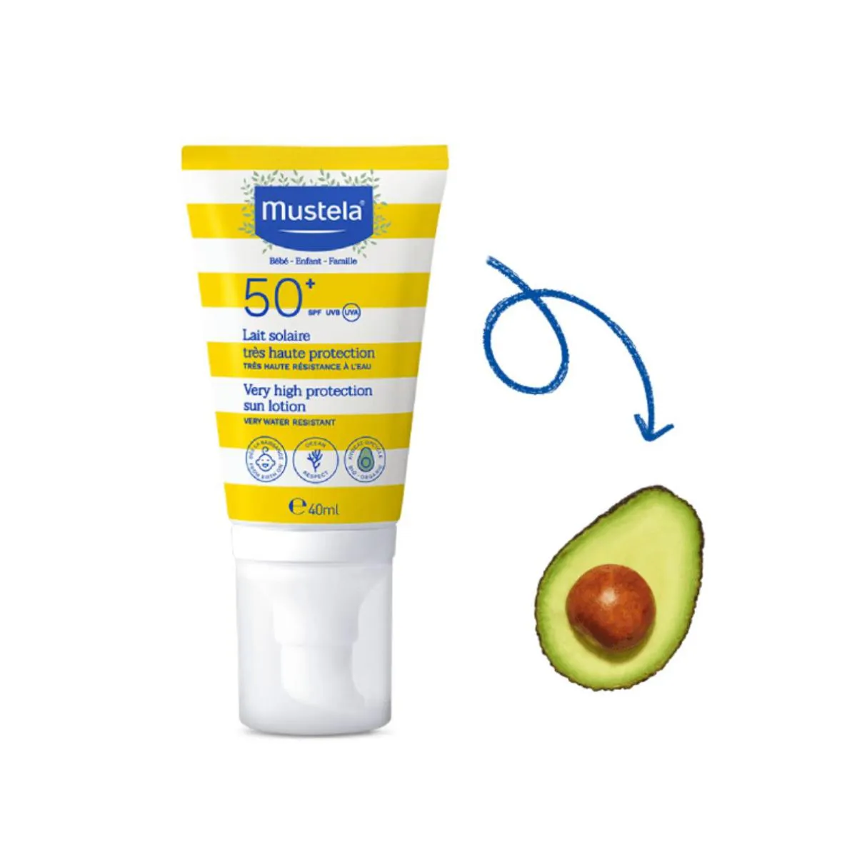 Protetor Solar Mustela Alta Proteção Fps 50 40Ml