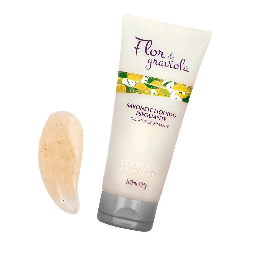 L´occitane Au Brésil Flor de Graviola Sabonete Líquido Esfoliante 200ml