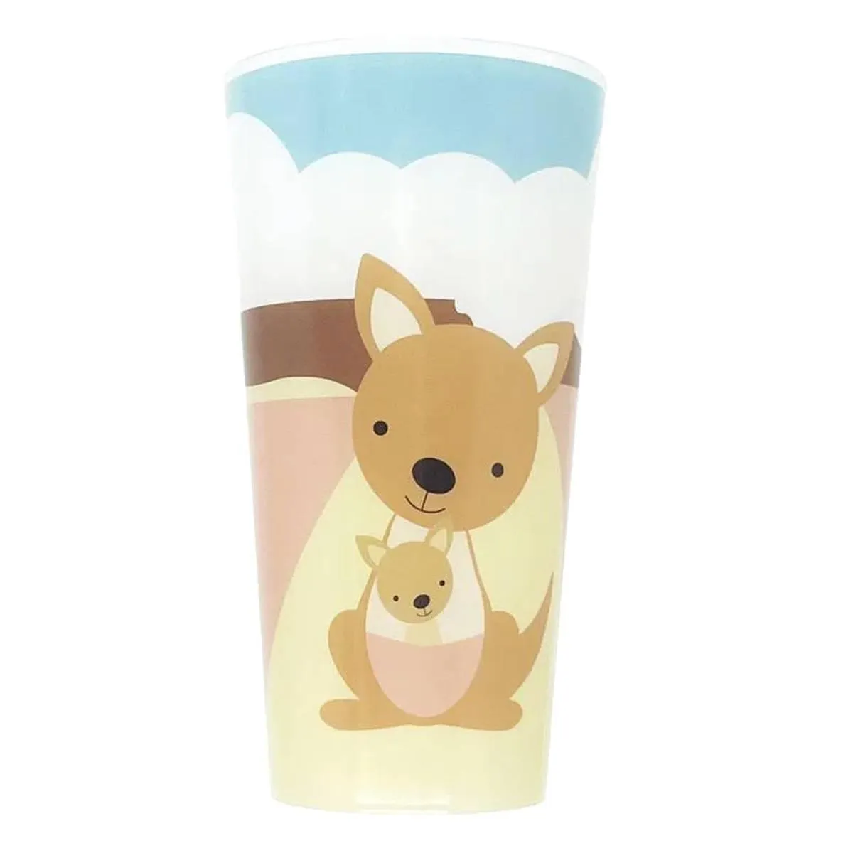 Copo Infantil com Tampa Eco Canguru 400Ml - Giro Baby
