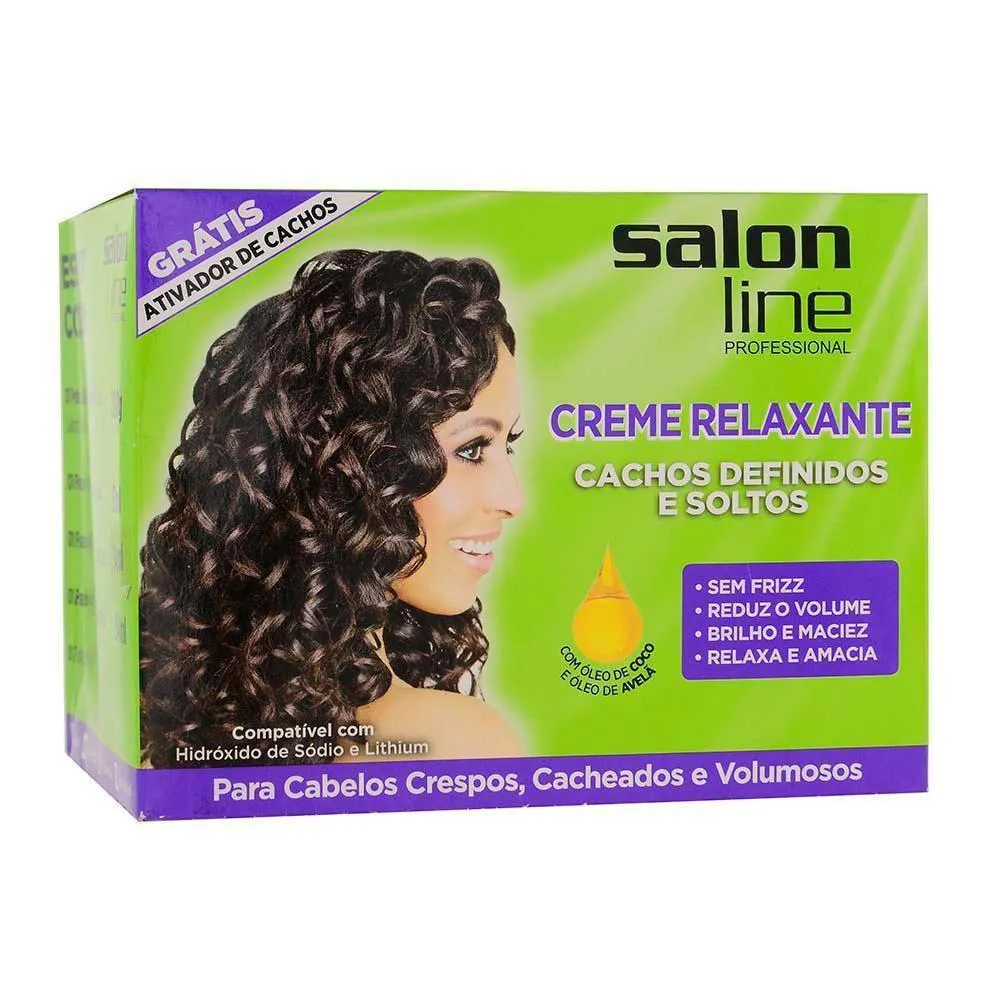 Creme Relaxante Salon Line Cachos Coco e Avelã 200g