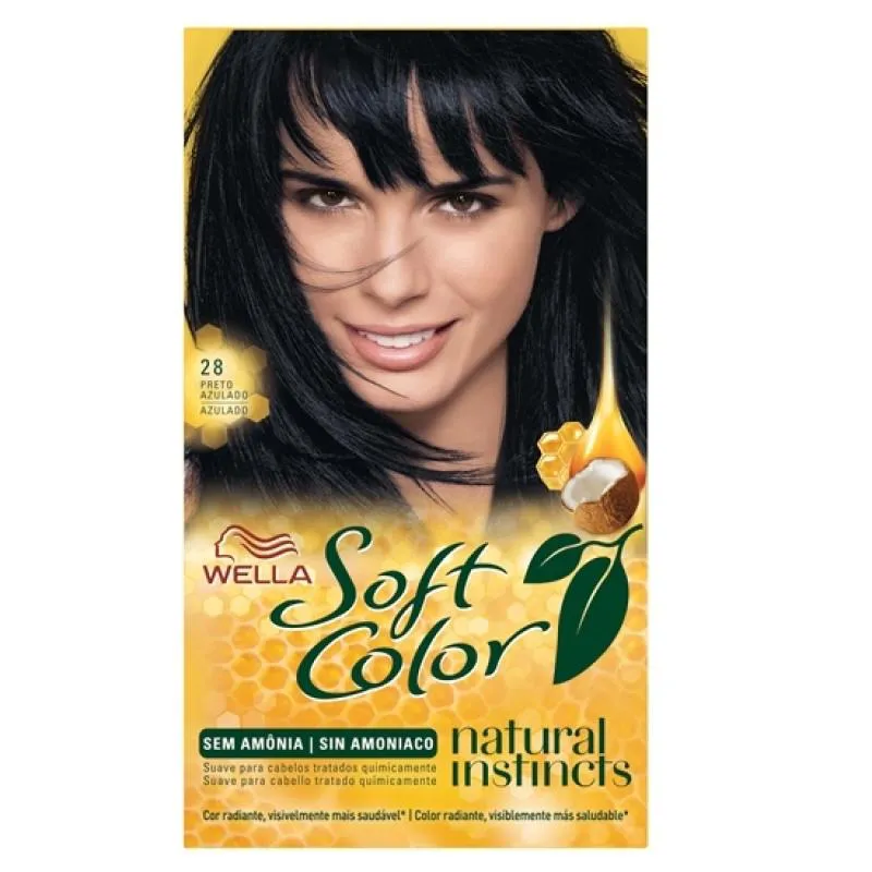 Tinta Soft Color 28 Preto Azulado 35g